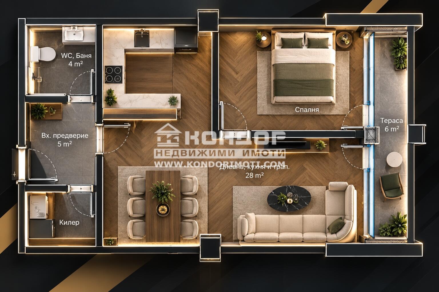 Продава 2-СТАЕН, гр. Пловдив, Център, снимка 3 - Апартаменти - 56314158