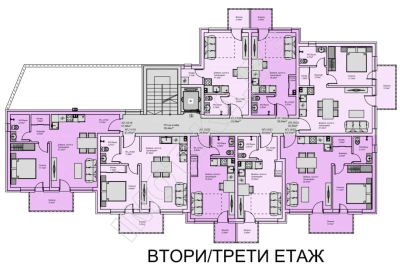 Προς πώληση  1 υπνοδωμάτιο Βαρνα , Βηνητσα , 65 τ.μ | 48837305 - εικόνα [2]