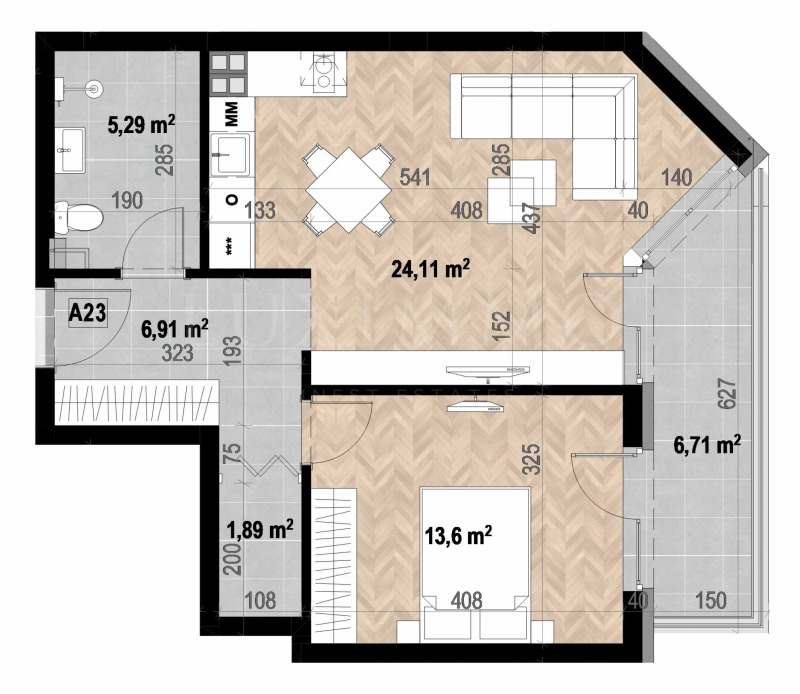 Продава 2-СТАЕН, гр. София, Кръстова вада, снимка 3 - Апартаменти - 53559176