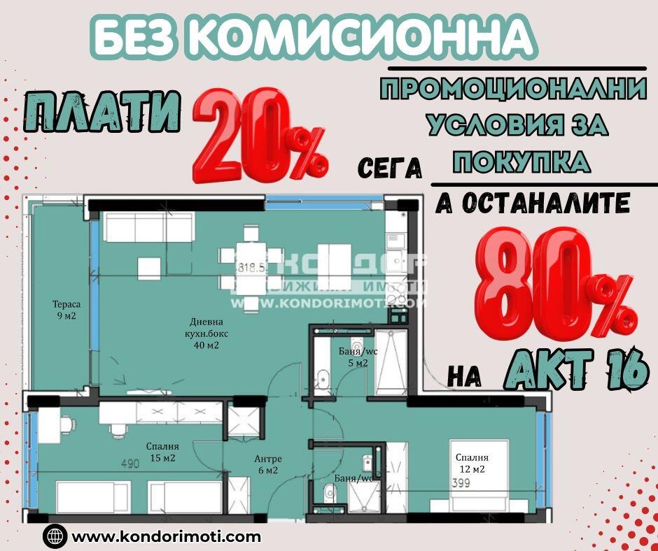 Продава 3-СТАЕН, гр. Пловдив, Кършияка