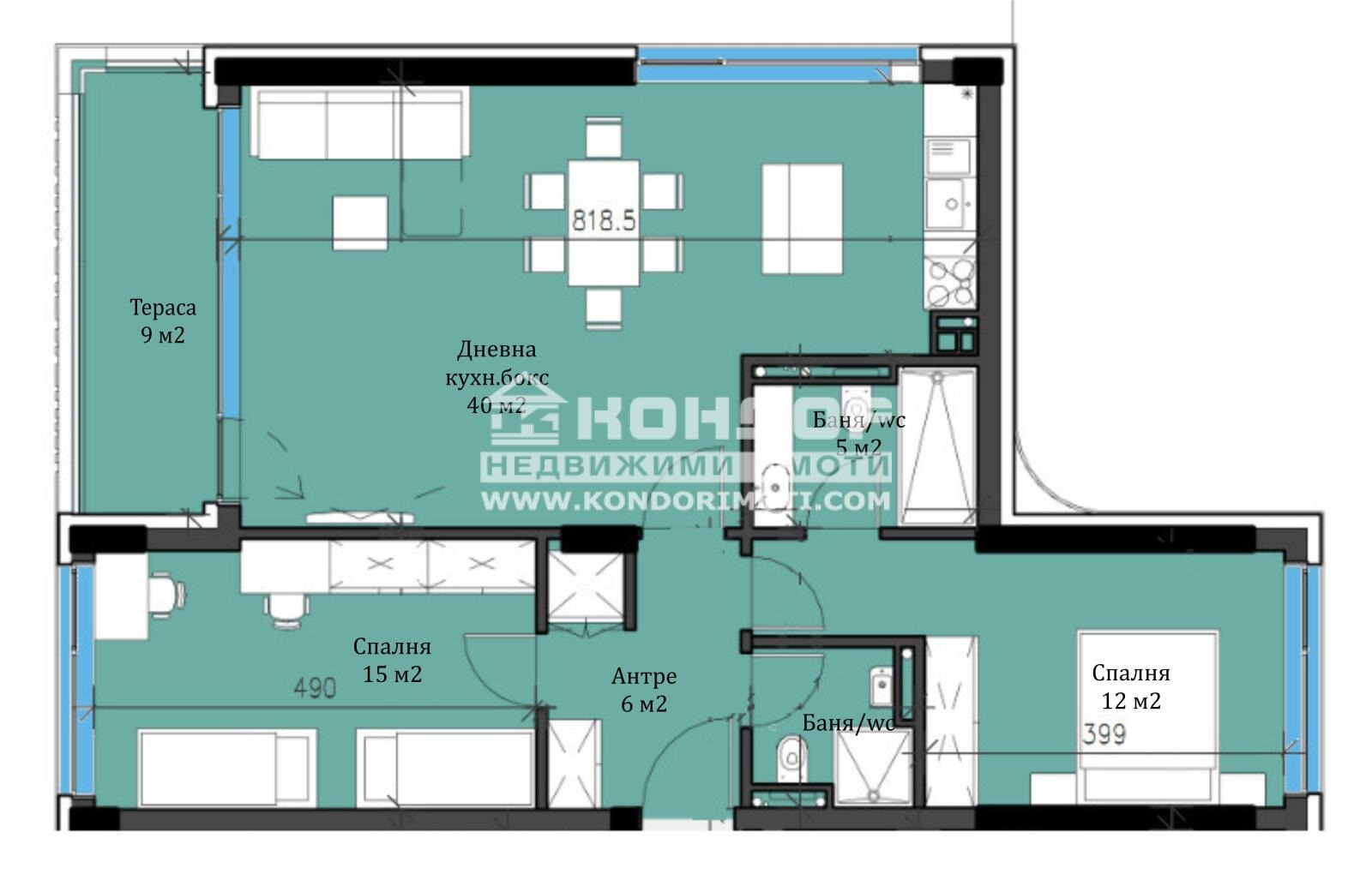 Продава 3-СТАЕН, гр. Пловдив, Кършияка, снимка 10 - Апартаменти - 54627407