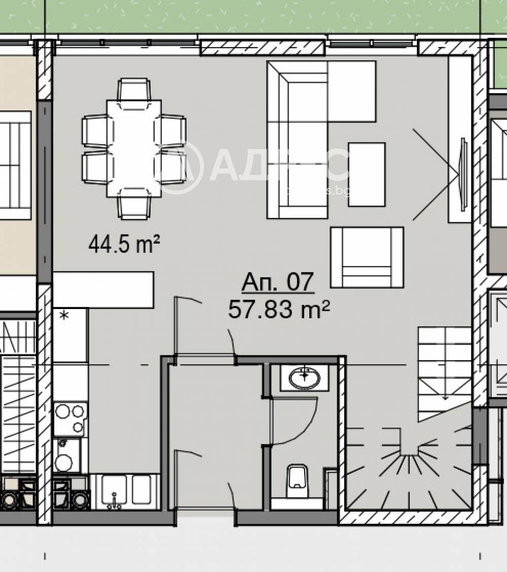 Продава 3-СТАЕН, гр. София, Кръстова вада, снимка 2 - Апартаменти - 56361435