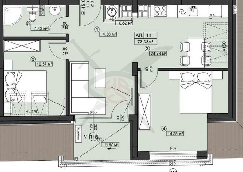 Продава 3-СТАЕН, гр. София, област София-град, снимка 1 - Aпартаменти - 48701982