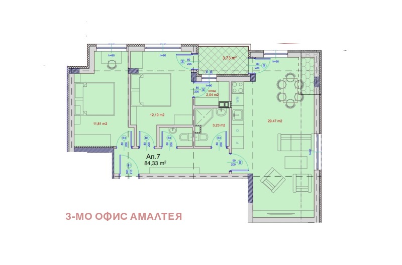 Продава  3-стаен град София , Люлин 9 , 102 кв.м | 48408048