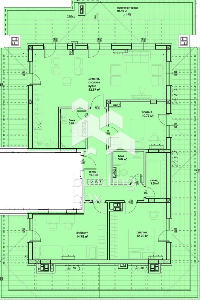 Продава 4-СТАЕН, гр. Пловдив, Христо Смирненски, снимка 13 - Апартаменти - 53704693