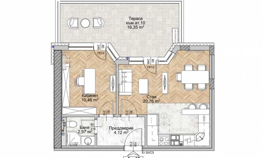 Продава 2-СТАЕН, гр. София, Люлин 8, снимка 3 - Апартаменти - 54687267