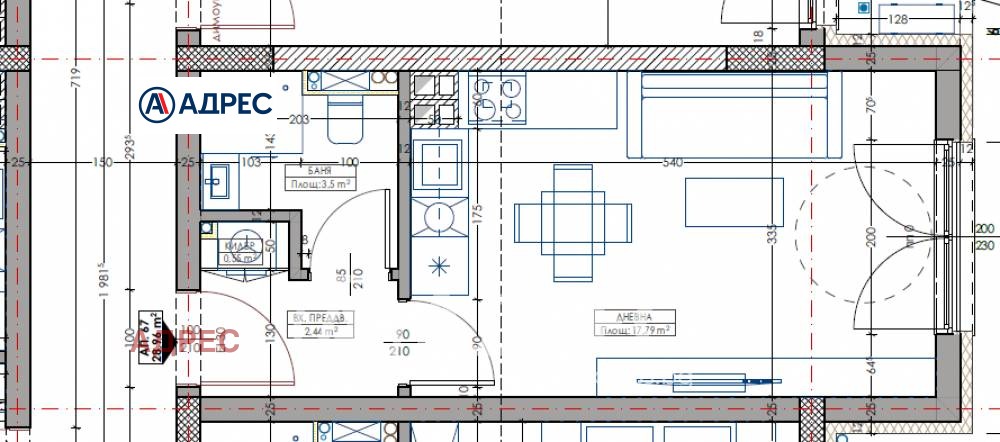 Продава 1-СТАЕН, гр. Варна, Владислав Варненчик 1, снимка 2 - Апартаменти - 54075127