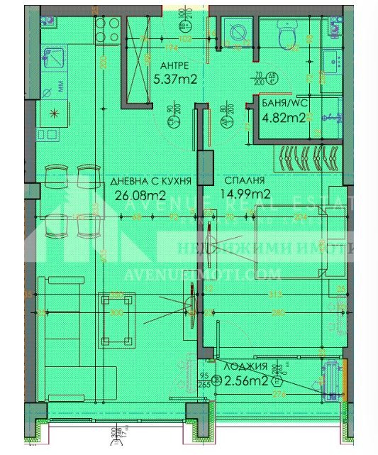 Na sprzedaż  1 sypialnia Plowdiw , Trakija , 78 mkw | 83133372 - obraz [3]