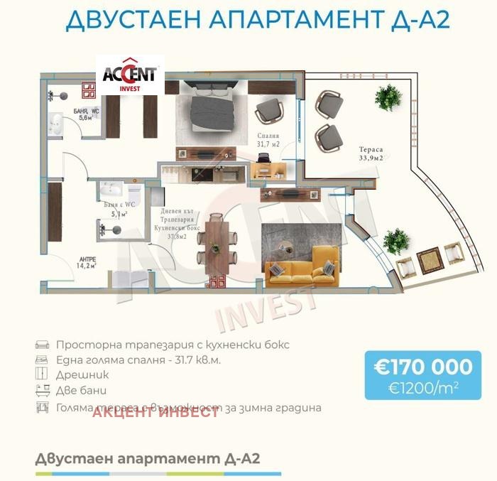 Продава  2-стаен град Варна , м-т Ален мак , 142 кв.м | 50302113 - изображение [8]