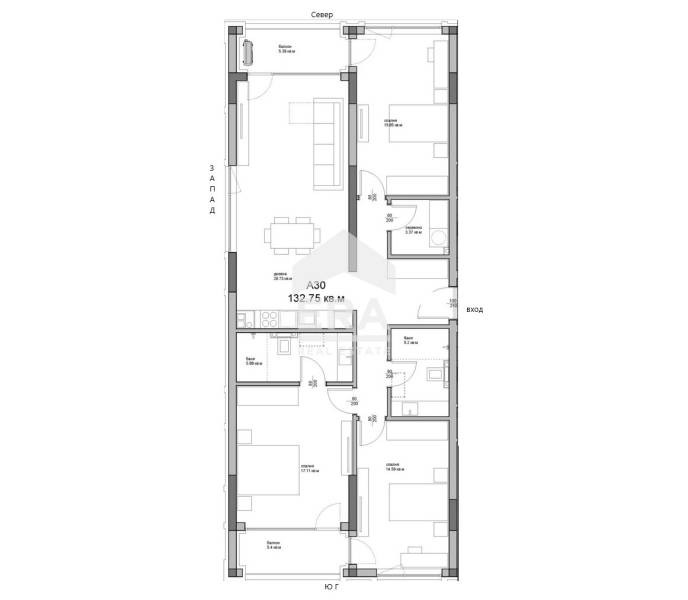 Продава 4-СТАЕН, гр. Варна, Аспарухово, снимка 17 - Апартаменти - 54923643