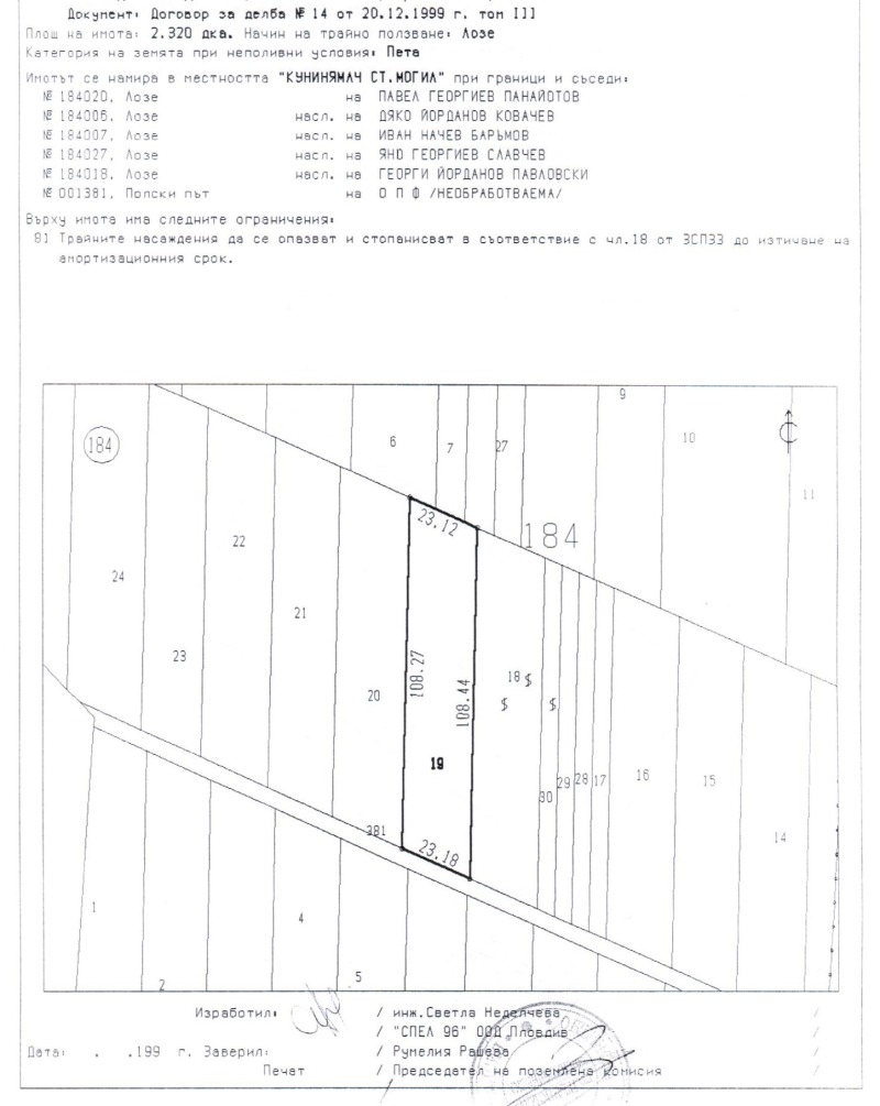 Продава ПАРЦЕЛ, гр. Първомай, област Пловдив, снимка 13 - Парцели - 52561956