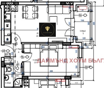 Eladó  1 hálószoba Plovdiv , Hristo Smirnenski , 64 négyzetméter | 65633585 - kép [3]