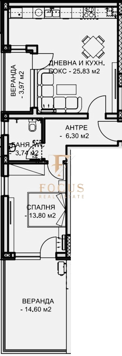 Продава 2-СТАЕН, гр. Пловдив, Остромила, снимка 2 - Апартаменти - 54628643