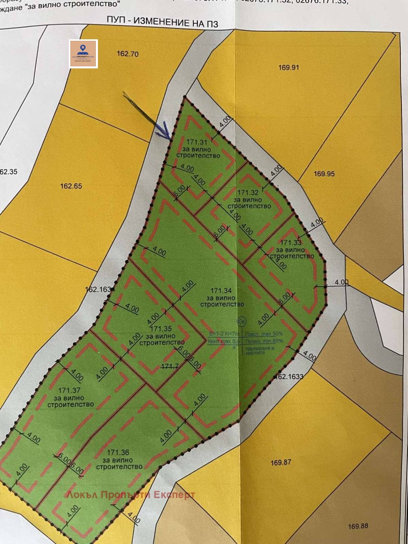 Продава  Парцел област Благоевград , гр. Банско , 854 кв.м | 68768933 - изображение [2]