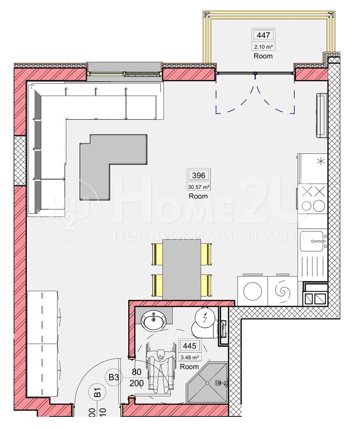 Продава 1-СТАЕН, гр. Варна, Виница, снимка 2 - Апартаменти - 52708873