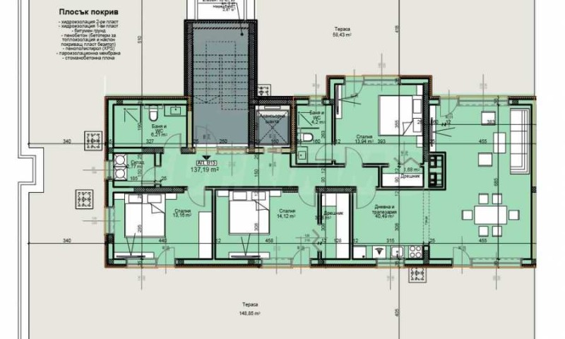 Продава 4-СТАЕН, гр. Пловдив, Остромила, снимка 7 - Апартаменти - 53579953