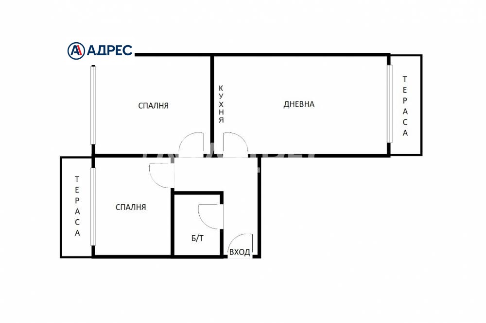 Продава 3-СТАЕН, гр. Варна, Чайка, снимка 3 - Апартаменти - 55204131