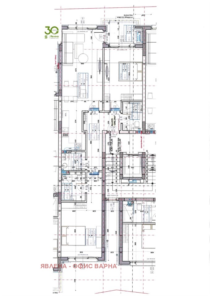 Na prodej  2 ložnice Varna , k.k. Sv.Sv. Konstantin i Elena , 118 m2 | 66809563 - obraz [6]