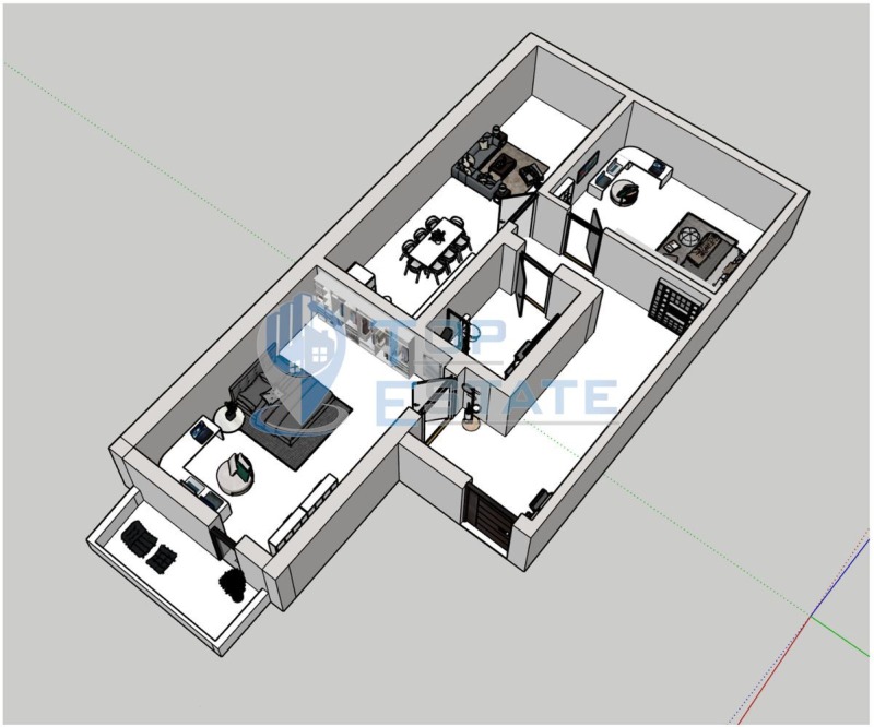 Продава  3-стаен град Велико Търново , Бузлуджа , 115 кв.м | 12317182 - изображение [2]