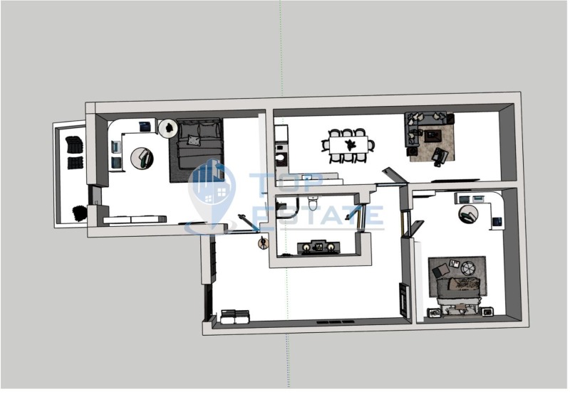 Продава  3-стаен, град Велико Търново, Бузлуджа •  132 800 EUR • ID 60630236 — holmes.bg - [1] 
