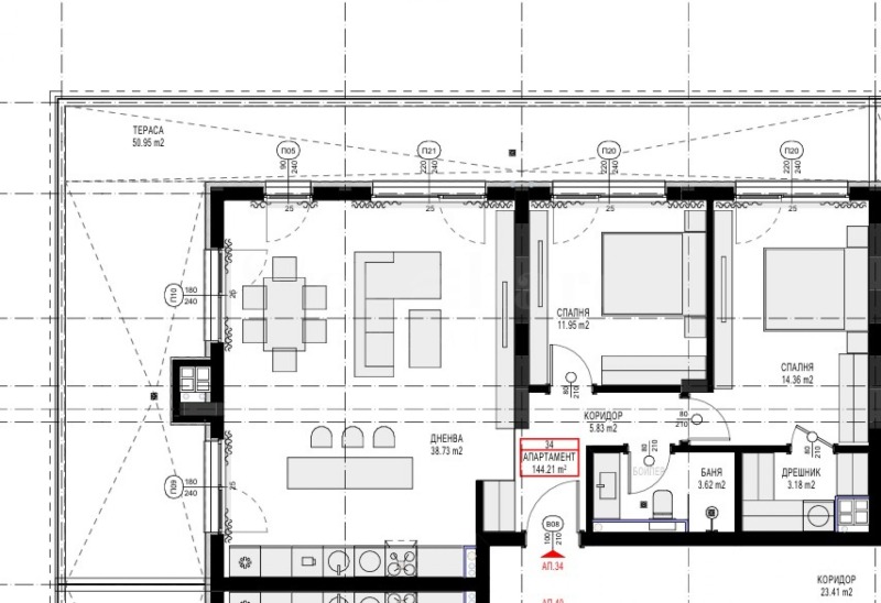 For Sale  2 bedroom Sofia , Malinova dolina , 167 sq.m | 94482419 - image [2]