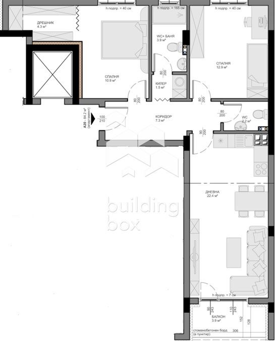 Продава 3-СТАЕН, гр. Варна, Владислав Варненчик 1, снимка 3 - Апартаменти - 56080734