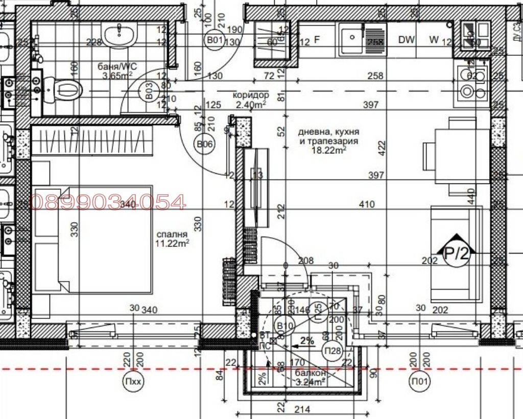 Продава 2-СТАЕН, гр. Варна, Кайсиева градина, снимка 2 - Апартаменти - 56123154