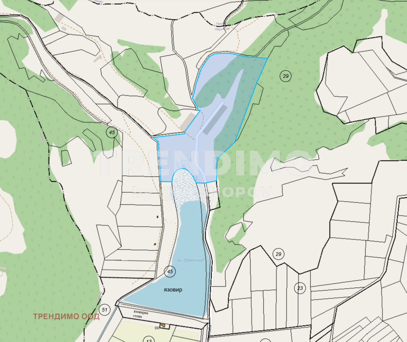 Продава ПАРЦЕЛ, с. Оброчище, област Добрич