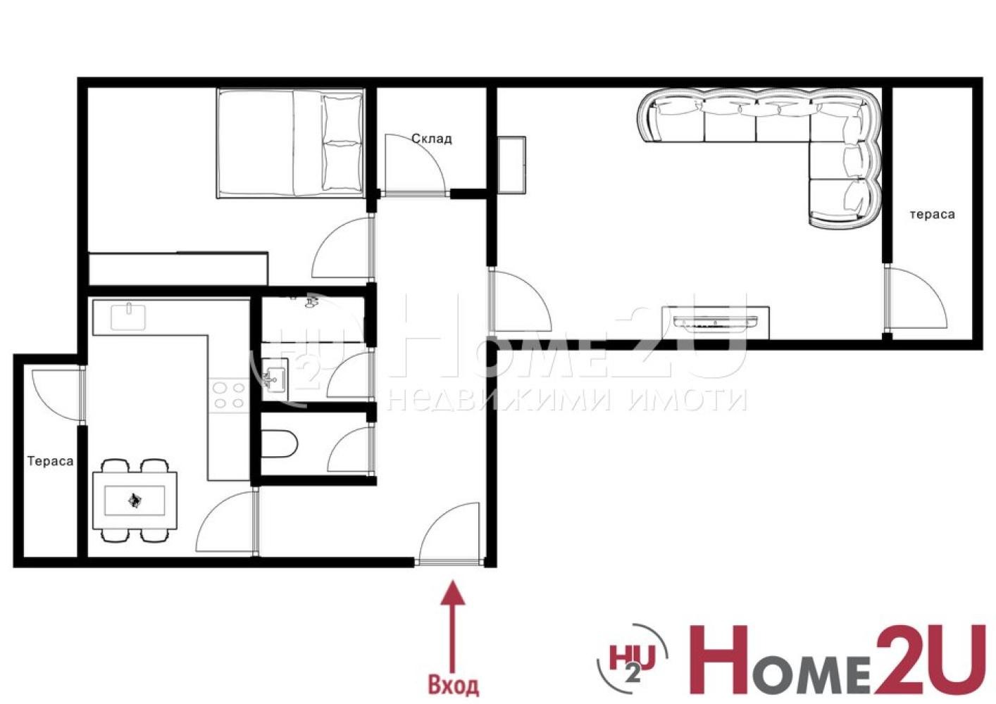 Продава 2-СТАЕН, гр. Пловдив, Гагарин, снимка 9 - Апартаменти - 54188514