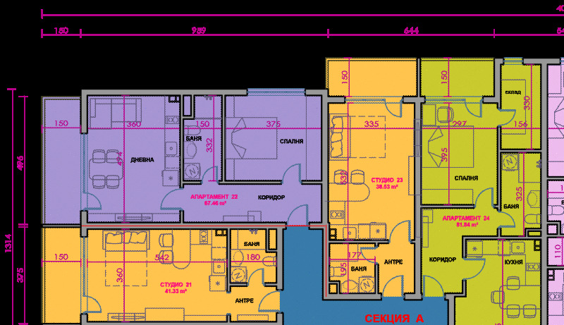 Продава  1-стаен област Бургас , гр. Поморие , 39 кв.м | 18615526 - изображение [16]