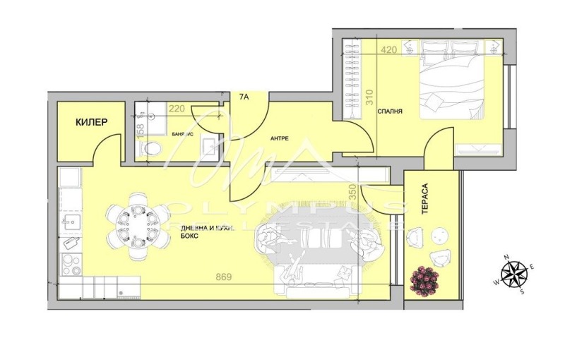 Zu verkaufen  1 Schlafzimmer Plowdiw , Hristo Smirnenski , 81 qm | 40268203 - Bild [9]