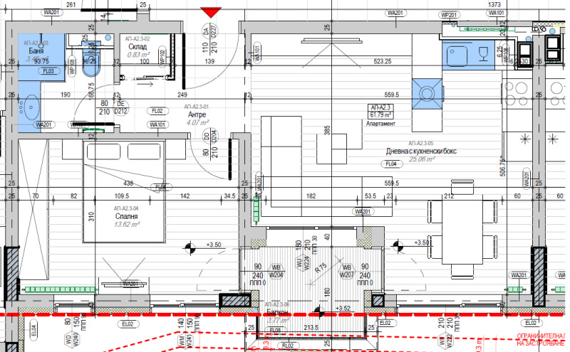 Продава  2-стаен град София , Полигона , 80 кв.м | 42595809 - изображение [2]