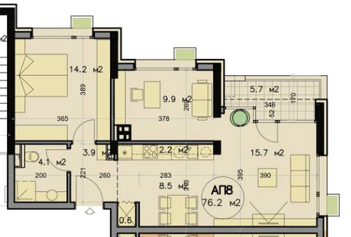 Продава 2-СТАЕН, гр. София, Горна баня, снимка 3 - Апартаменти - 53981706