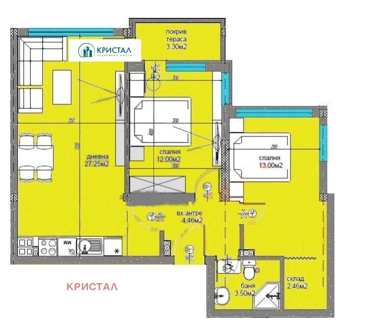 Продава 3-СТАЕН, гр. Пловдив, Остромила, снимка 2 - Aпартаменти - 47532770