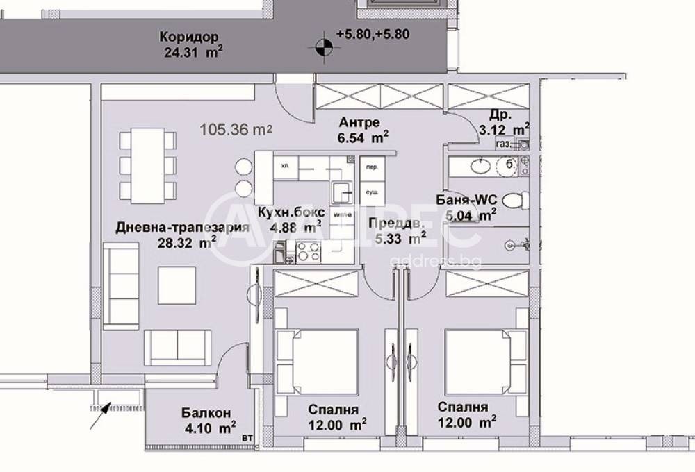 Продава 3-СТАЕН, гр. София, Бояна, снимка 5 - Апартаменти - 56737833