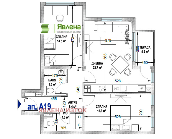 Te koop  2 slaapkamers Sofia , Ovtsja kupel , 106 m² | 96160872 - afbeelding [5]