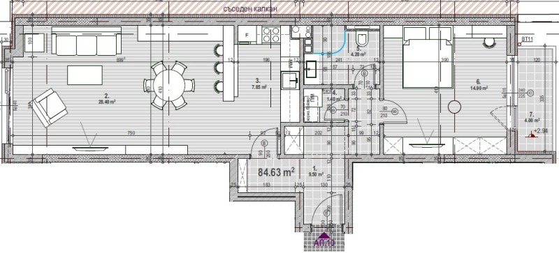 Продава 3-СТАЕН, гр. София, Триъгълника, снимка 13 - Aпартаменти - 47407798