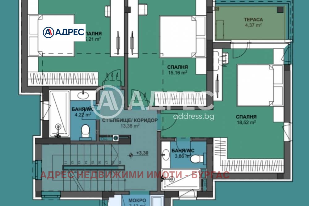 Продава КЪЩА, гр. Бургас, Крайморие, снимка 7 - Къщи - 54029614