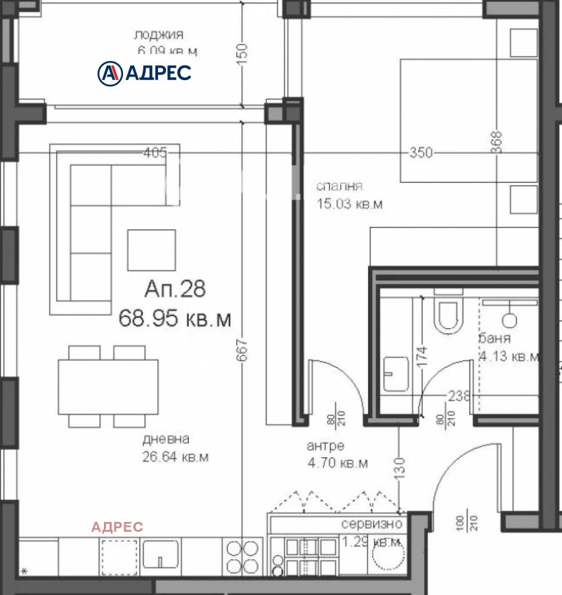 Продава  2-стаен град Варна , Аспарухово , 81 кв.м | 33082385 - изображение [4]