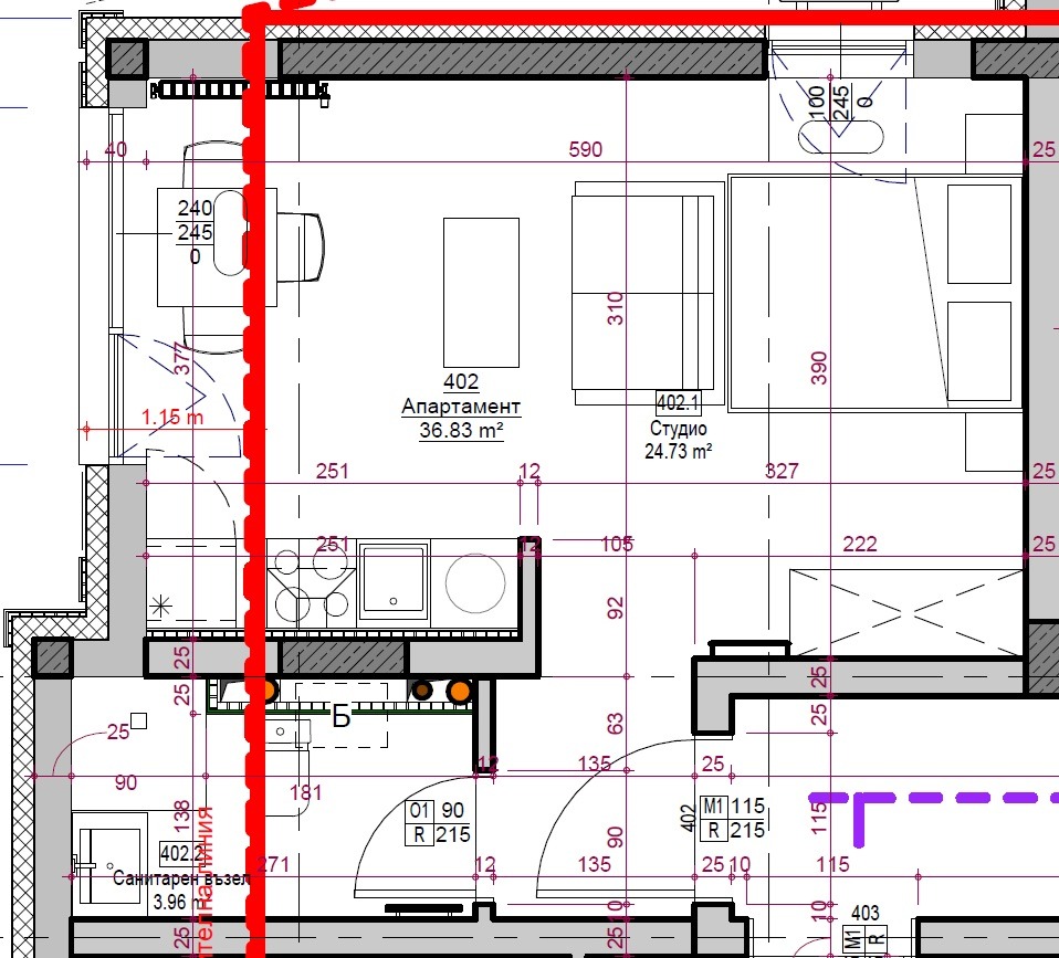 Продава 1-СТАЕН, гр. София, Студентски град, снимка 4 - Апартаменти - 53993301