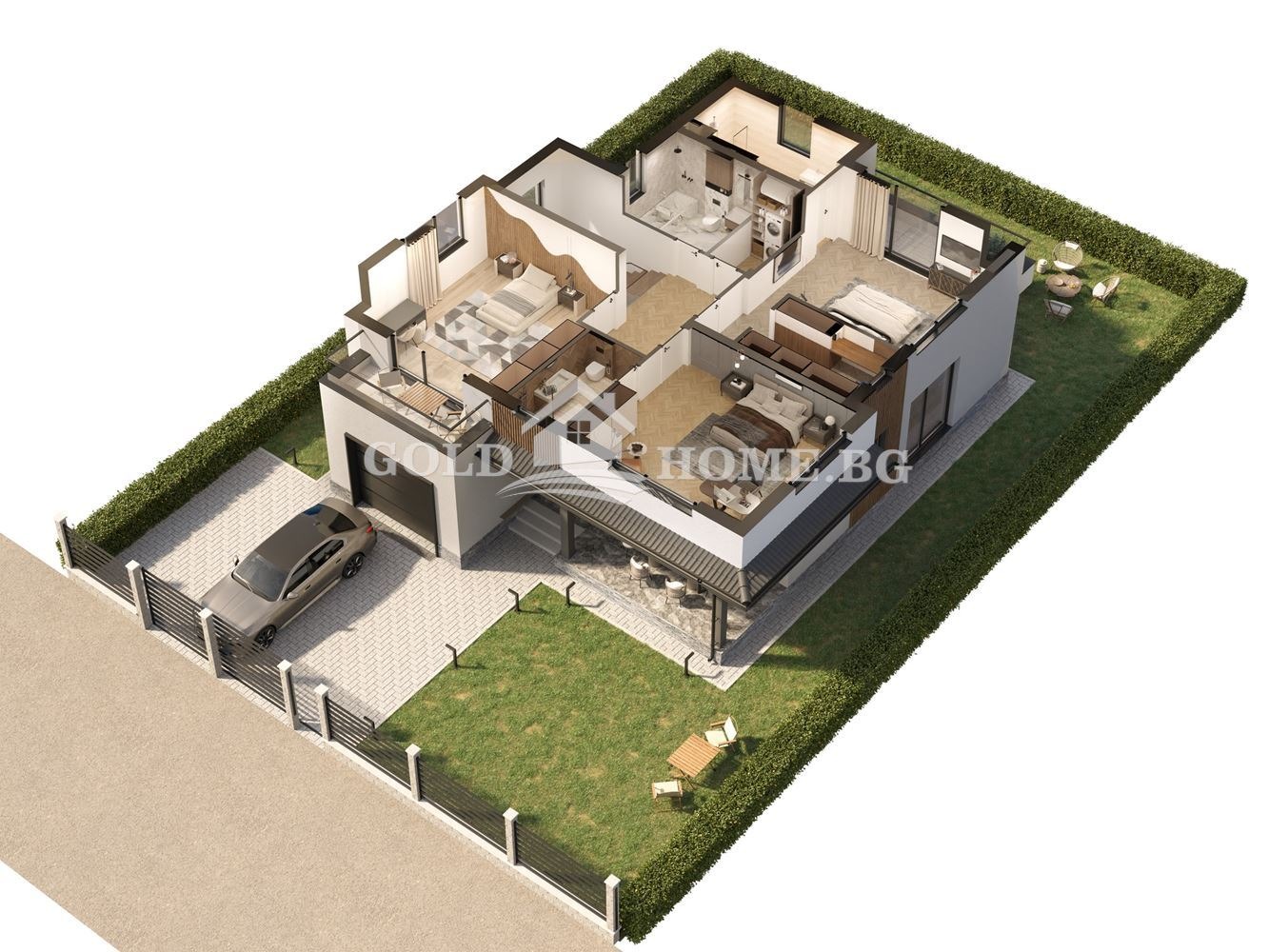 Продава КЪЩА, с. Марково, област Пловдив, снимка 7 - Къщи - 55282412