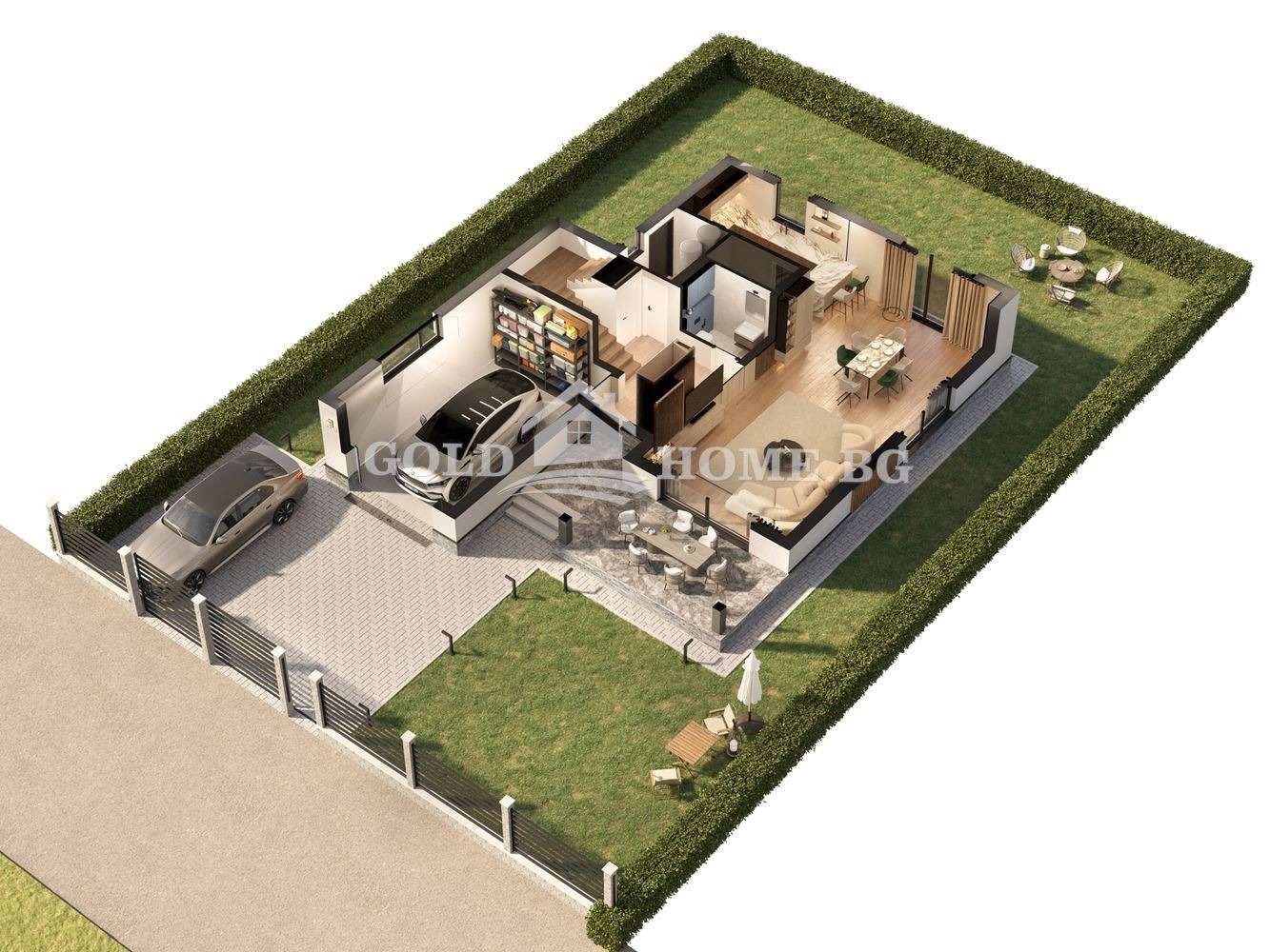 Продава КЪЩА, с. Марково, област Пловдив, снимка 6 - Къщи - 55282412