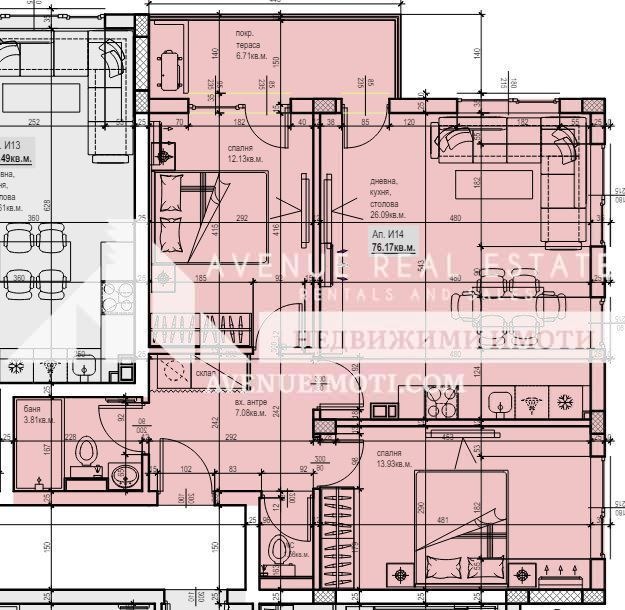 Zu verkaufen  2 Schlafzimmer Plowdiw , Juschen , 102 qm | 41344079 - Bild [6]