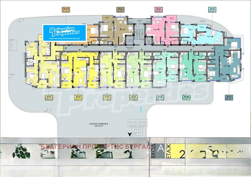 Продава  3-стаен, град Бургас, Хоризонт •  139 593 EUR • ID 81380529 — holmes.bg - [1] 