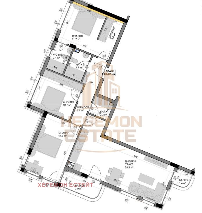 Продава 4-СТАЕН, гр. Варна, Владислав Варненчик 1, снимка 2 - Aпартаменти - 49567985