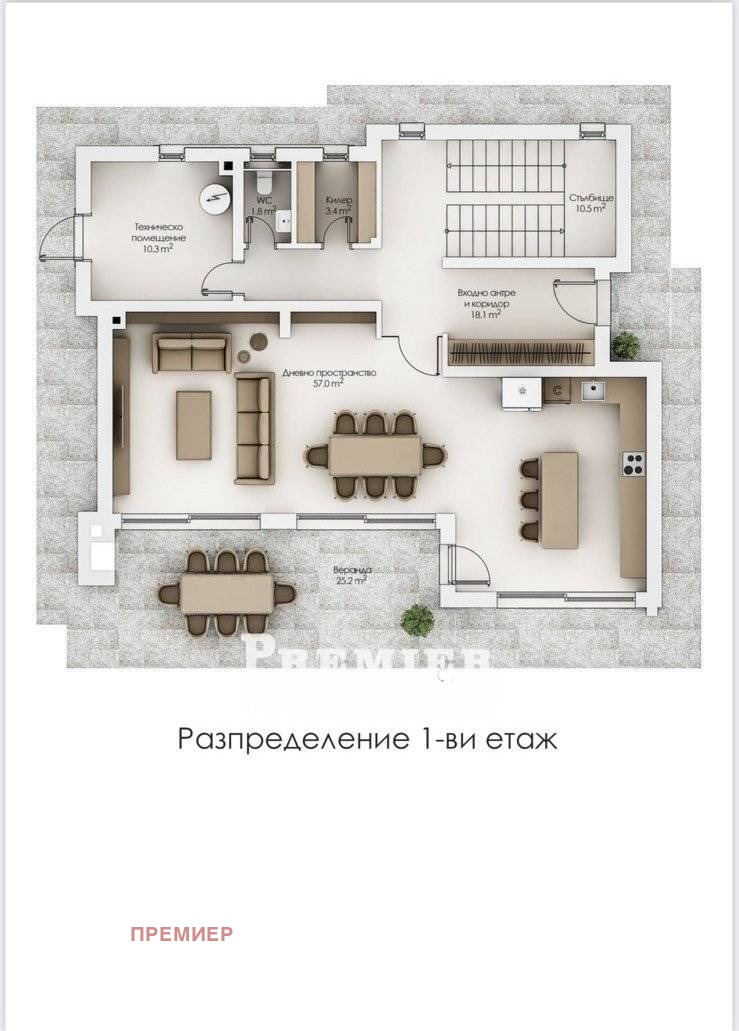 Продава  Къща област Бургас , гр. Черноморец , 322 кв.м | 74767675 - изображение [17]