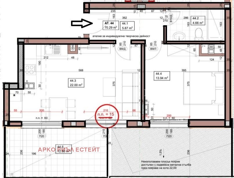 Продава 2-СТАЕН, гр. София, Зона Б-5, снимка 1 - Aпартаменти - 47293578