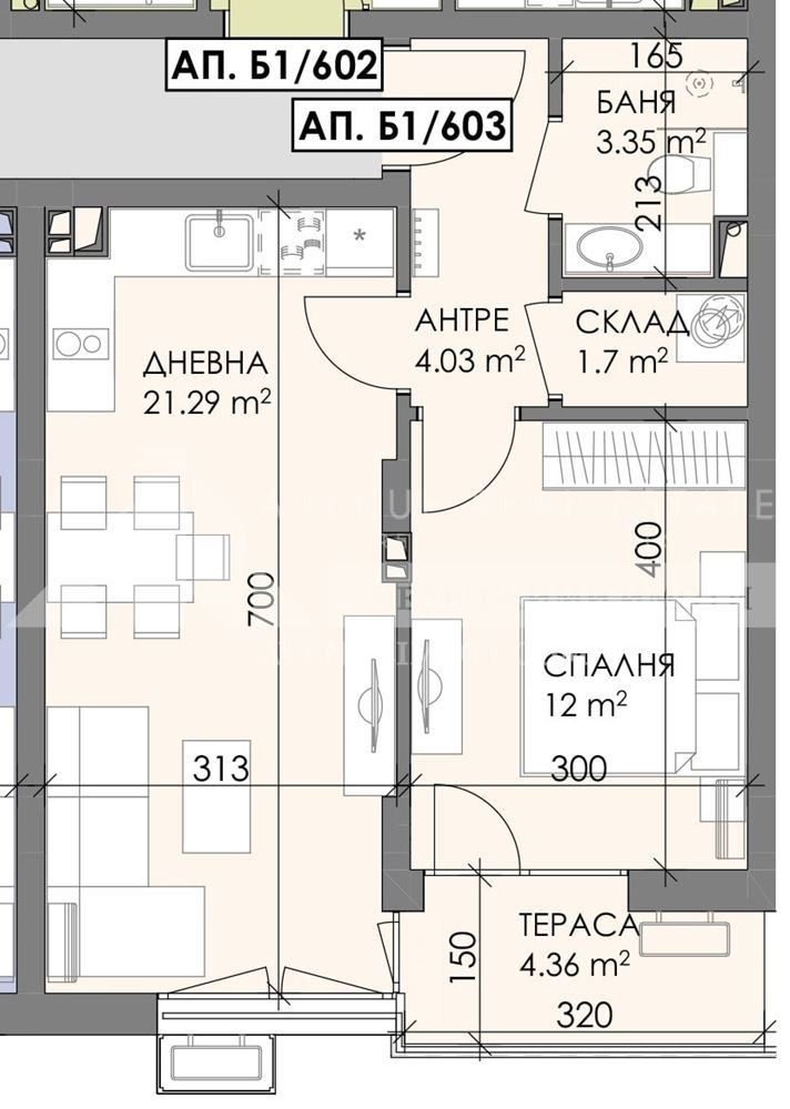 Til salg  1 soveværelse Burgas , Meden rudnik - zona B , 55 kvm | 32014881 - billede [2]