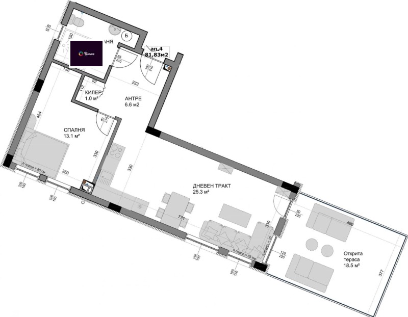 Zu verkaufen  1 Schlafzimmer Warna , Wladislaw Warnentschik 1 , 94 qm | 84433679 - Bild [6]