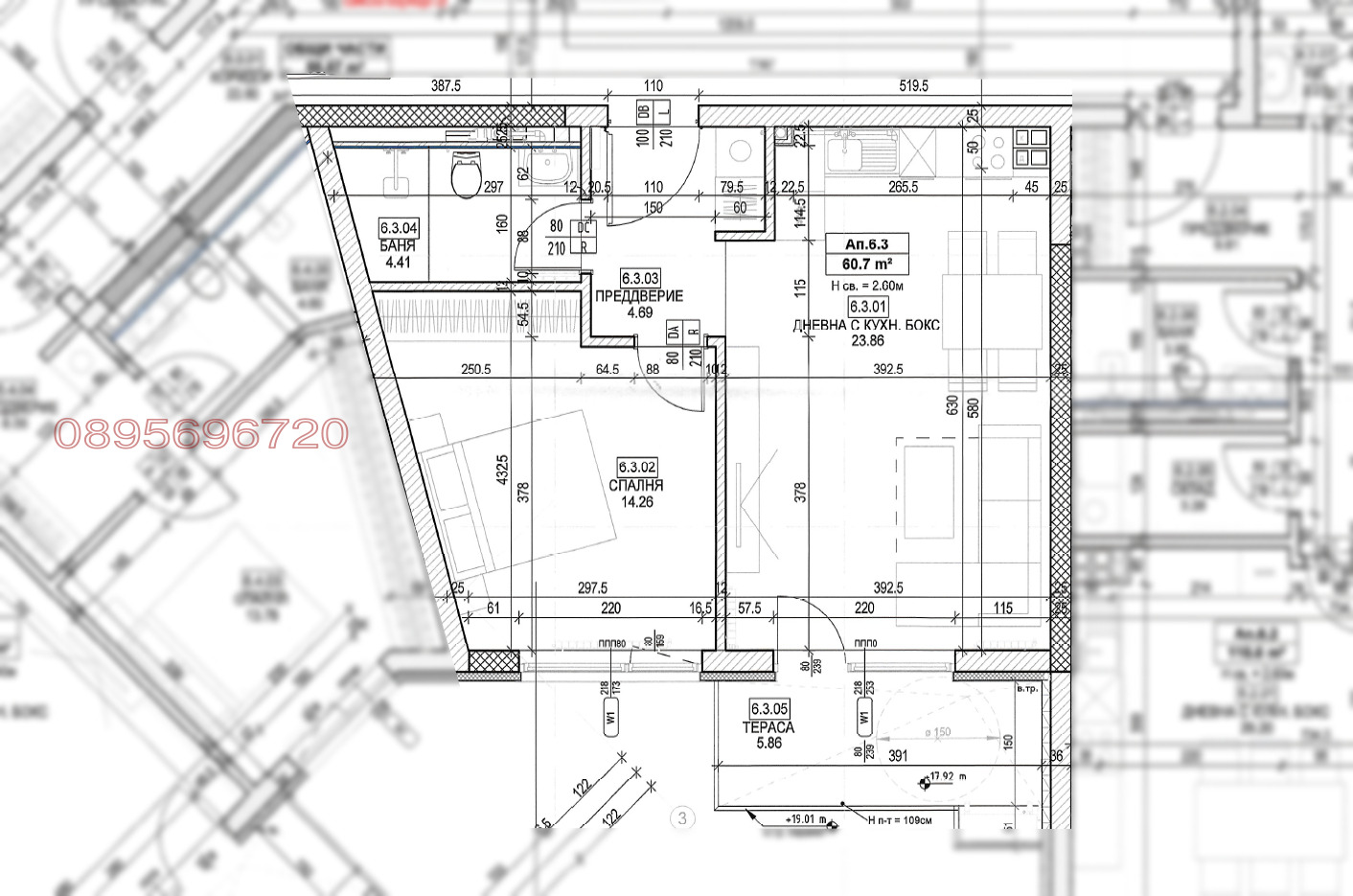Продава 2-СТАЕН, гр. София, Сухата река, снимка 2 - Апартаменти - 55640093